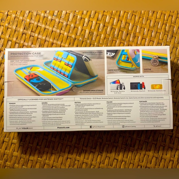 PowerA Nintendo Switch Protective Case Super Mario Line Art, brand new. - Picture 2 of 3